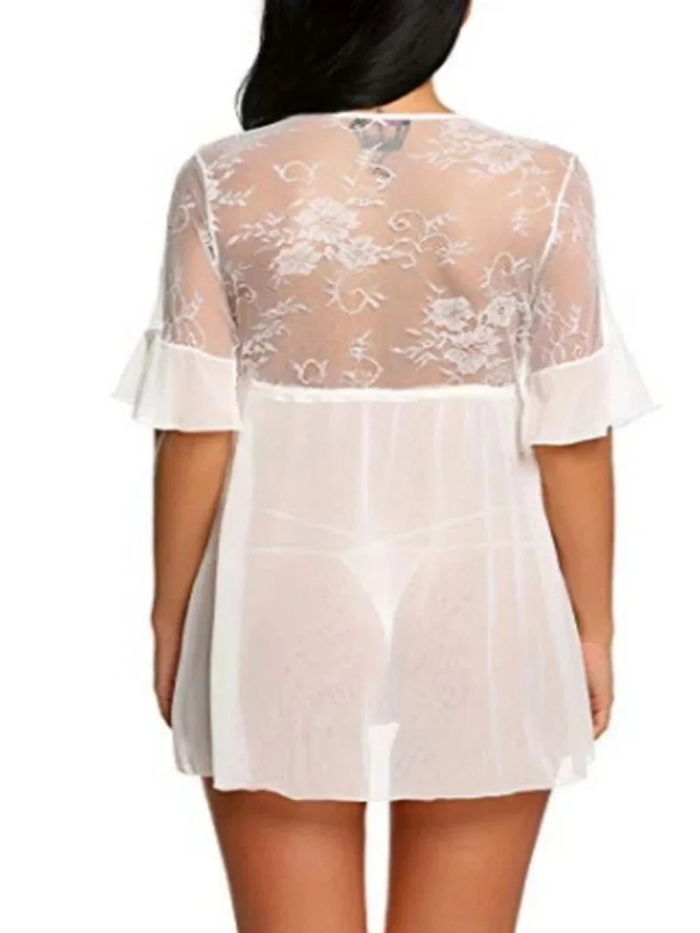 Women's Sexy-Lingerie Babydoll Sleepwear Underwear Lace Dress Nightwear